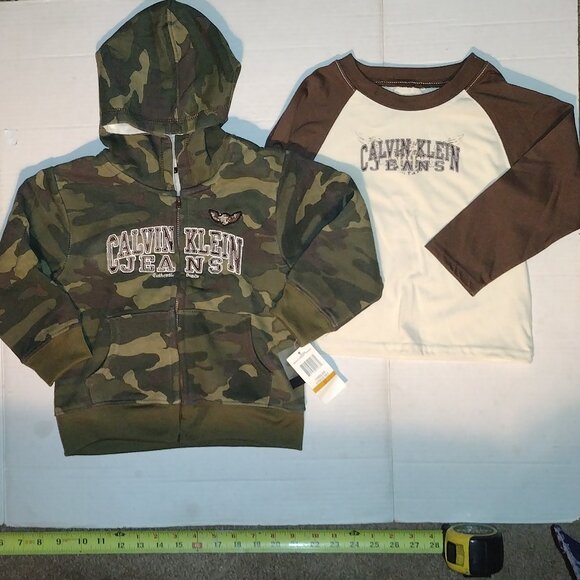 Rare Calvin Klien Boys Toddler Jacket Top Pants 3 Piece Set - Picture 5 of 12